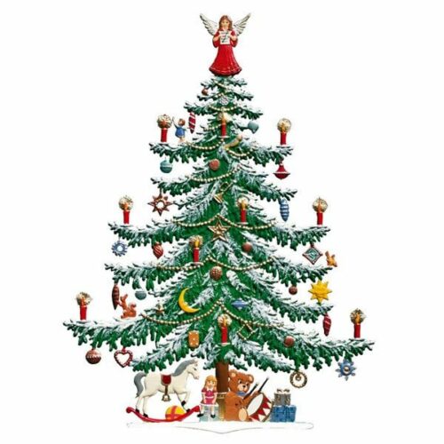 Large Christmas tree - Angel on top