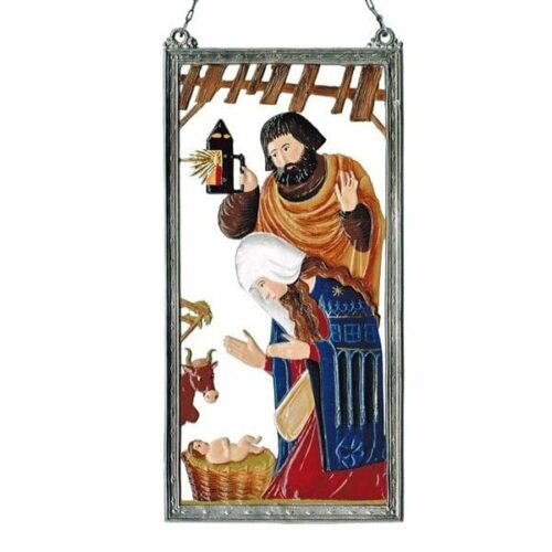 Ottobeurer Nativity – hanging pewter ornament