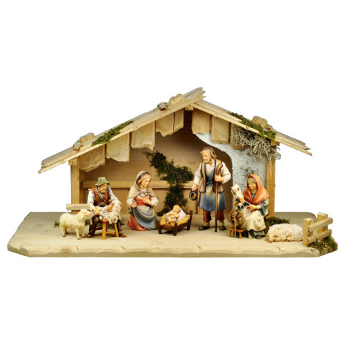 Nativity Set 9 pieces - Shepherds Nativity