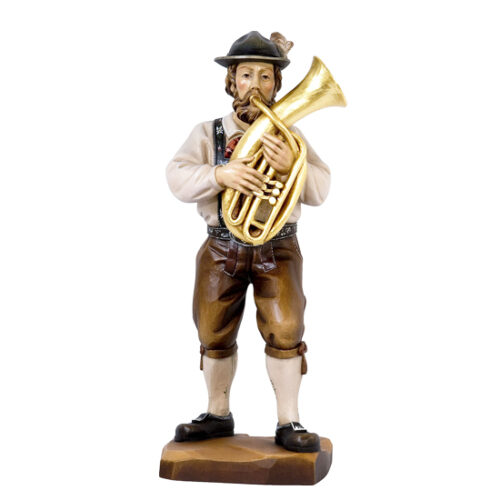 Tenor Horn Player Folk Musician