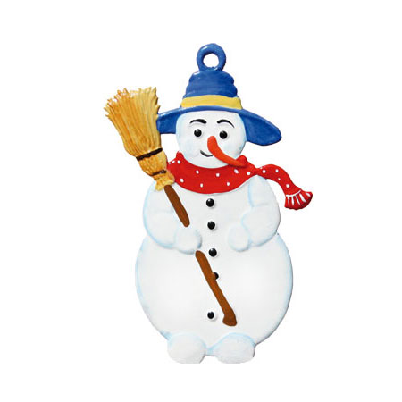 Schneemann - hängendes Weihnachtsornament