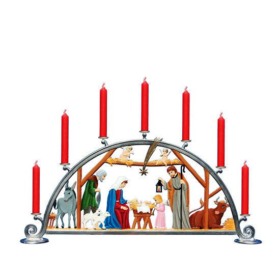 Christmas Arch Nativity – standing Christmas Pewter Ornament Christmas Arch Nativity – standing Christmas Pewter Ornament
