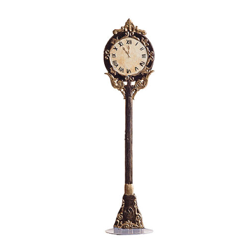Station Clock  – standing Pewter Ornament