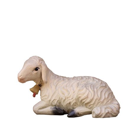 ANRI - Sheep lying with bell - ANRI nativity