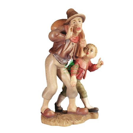ANRI - Shepherd with child - Walter Bacher nativity