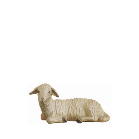 ANRI - Sheep lying - Karl Kuolt nativity Linden wood