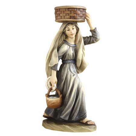 ANRI - Woman with fruit basket - Ulrich Bernardi nativity