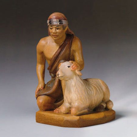 ANRI - Shepherd kneeling - Holy Land nativity