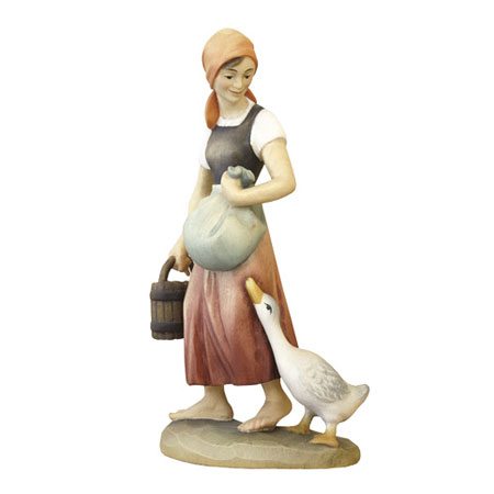 ANRI - Woman with goose and basket - Karl Kuolt nativity