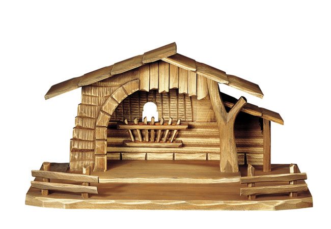 Nativity Stable with fence