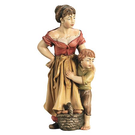 Royal nativity - Shepherdess with boy