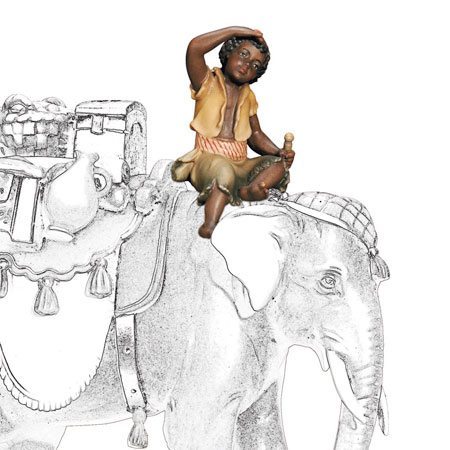 Royal nativity - Boy riding Elephant