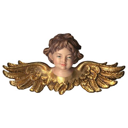 Angel head spread wings