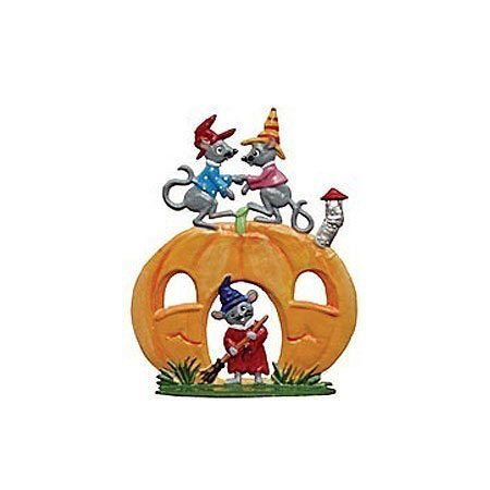 Mice Halloween - standing pewter ornament