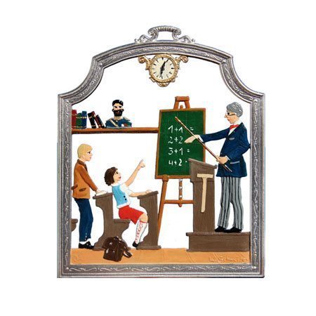 Teacher - hanging pewter ornament