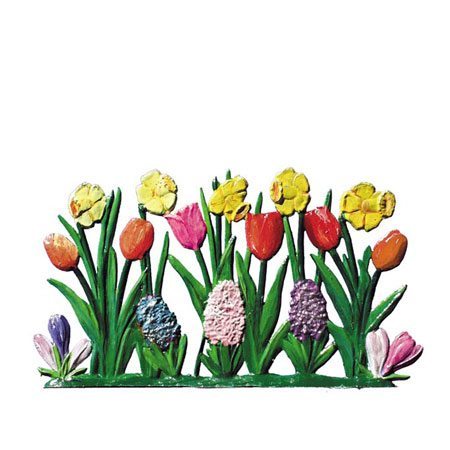 Tulips - standing pewter ornament