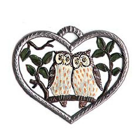 Heart of roses large - hanging pewter ornament