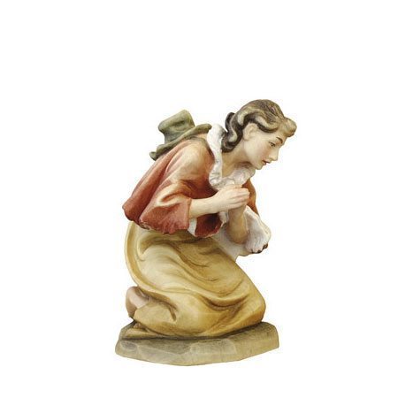 ANRI - Shepherd with fishing rod and dog - Karl Kuolt nativity - Cecconi