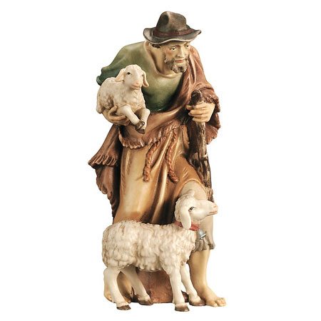 正規 アンリ人形 Shepherd lying with lambs nativity | doppocucina
